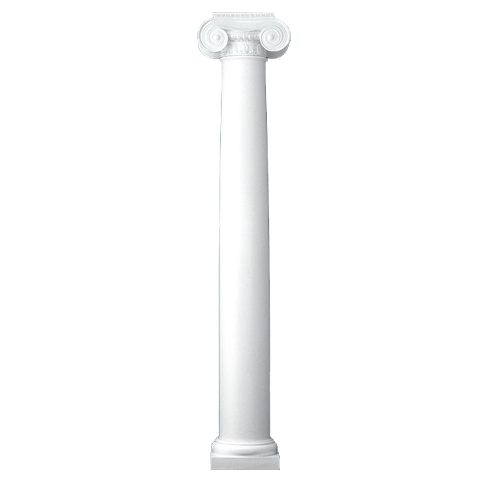 Greek Erechtheum with Necking Capital and Tuscan Base