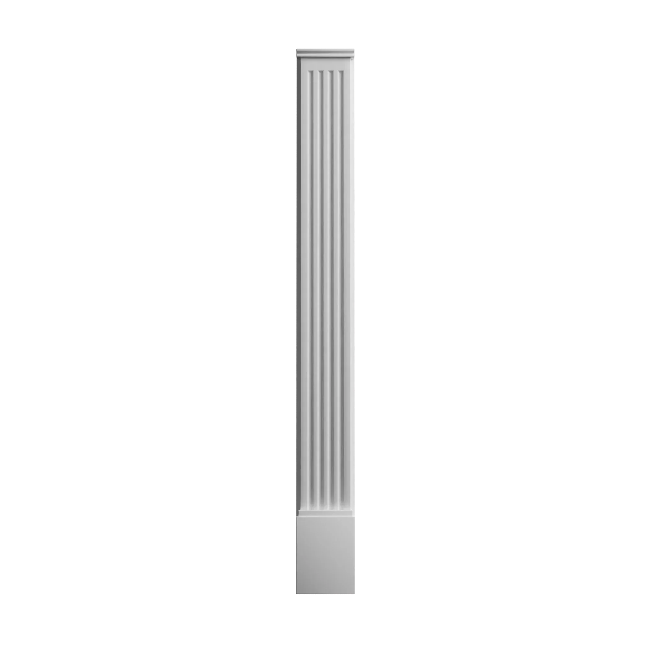 8" Fluted Pilaster | 4" Entrance System