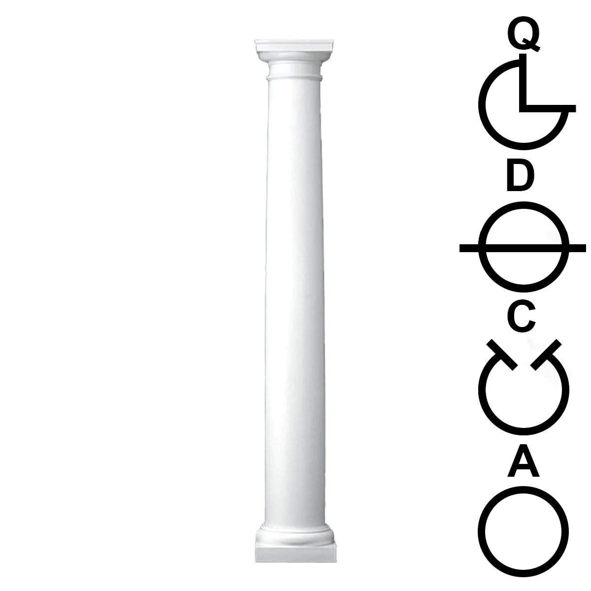 Round Columns Tapered Plain Cut Plans