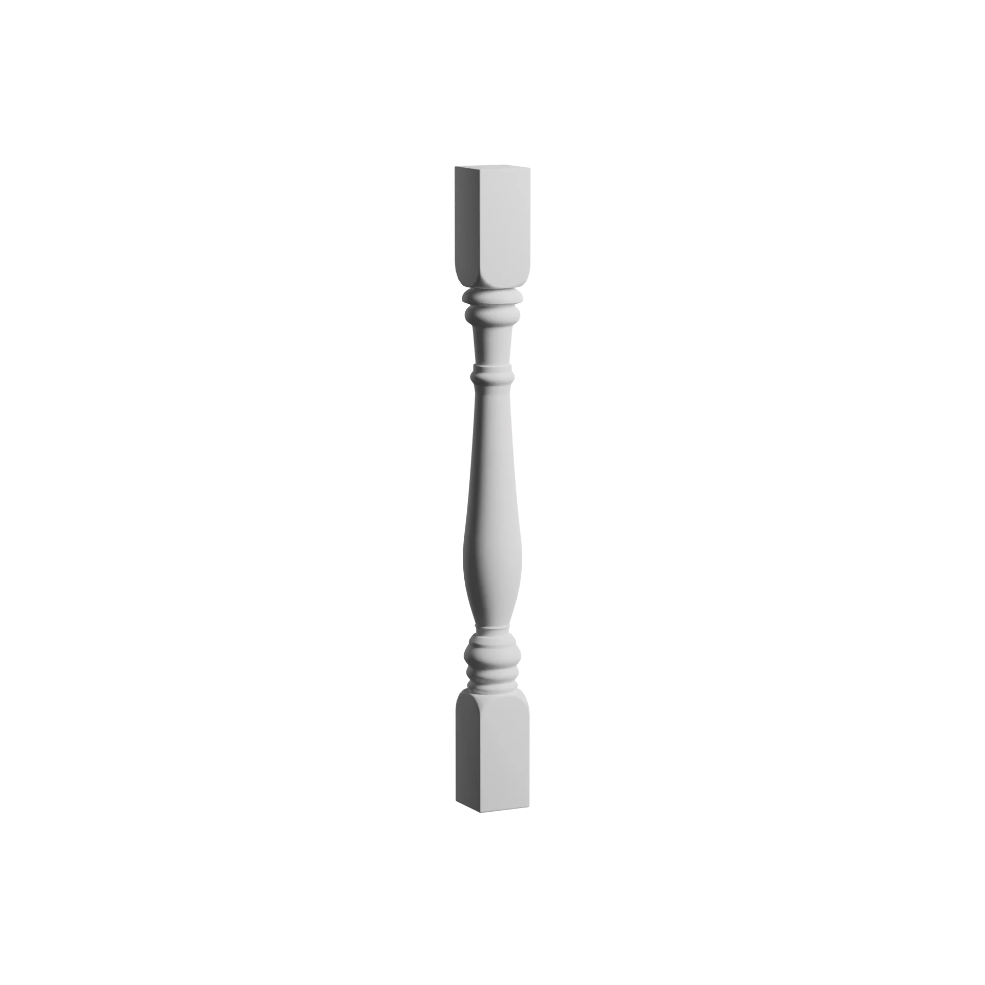 2 3/4 Inch W x 20 Inch H Polyurethane Baluster - 3 5/8 Inch Balustrade System