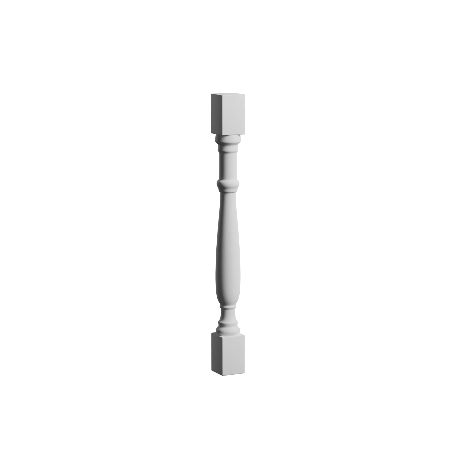 2 3/4 Inch W x 22 Inch H Polyurethane Baluster - 3 5/8 Inch Balustrade System