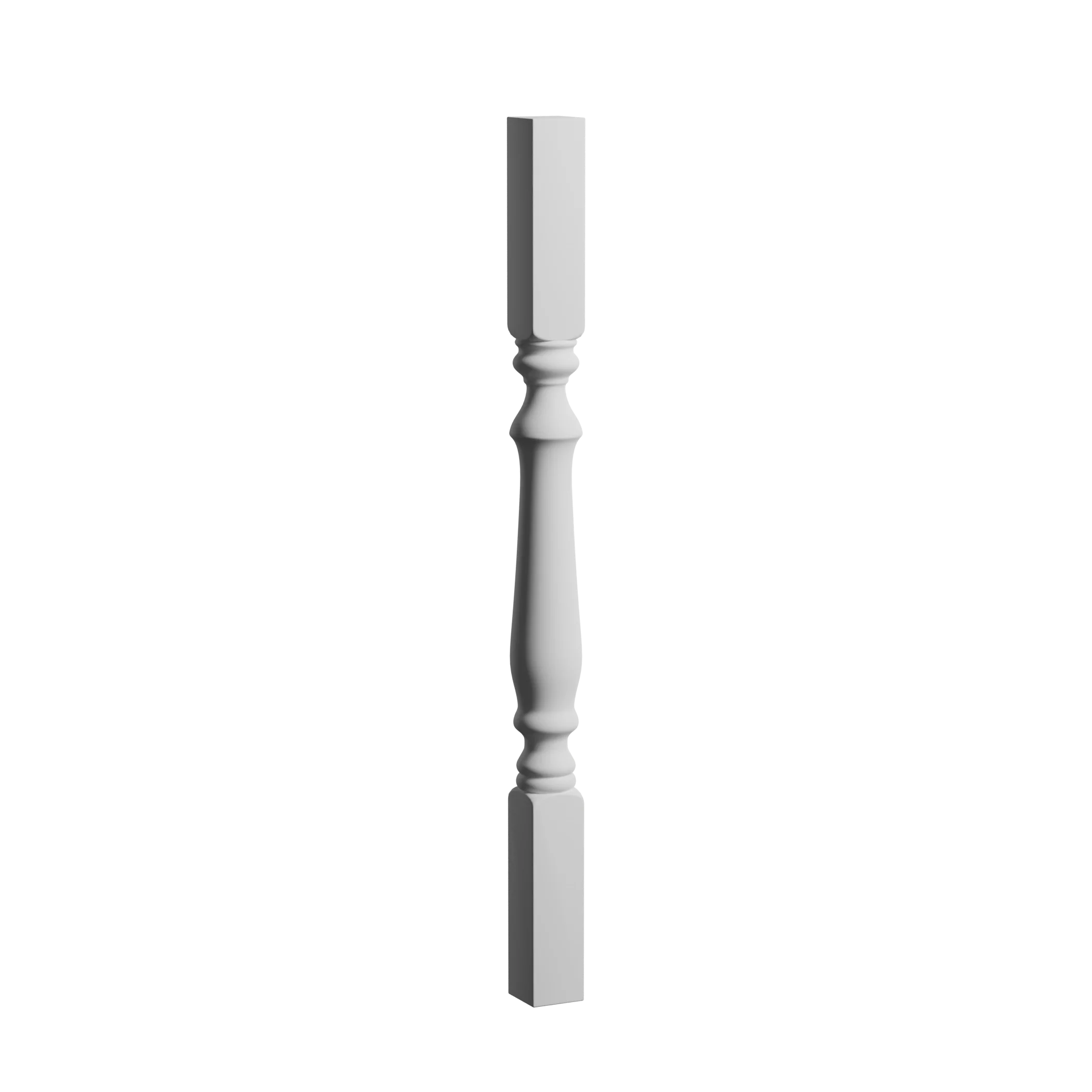 2 1/2 Inch W x 28 Inch H Polyurethane Baluster - 3 5/8 Inch Balustrade System