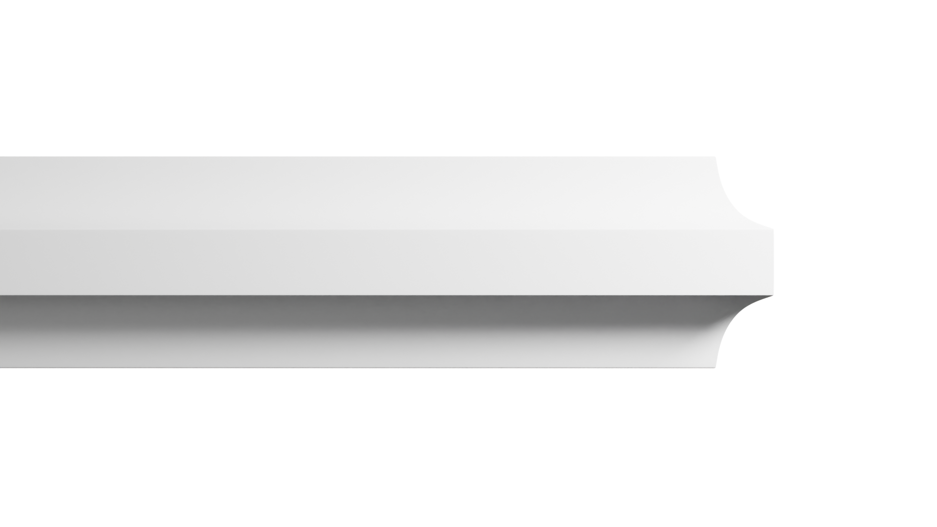 1 5/8 Inch Height x 3/4 Inch Projection x 8 Feet Length Polyurethane Moulding