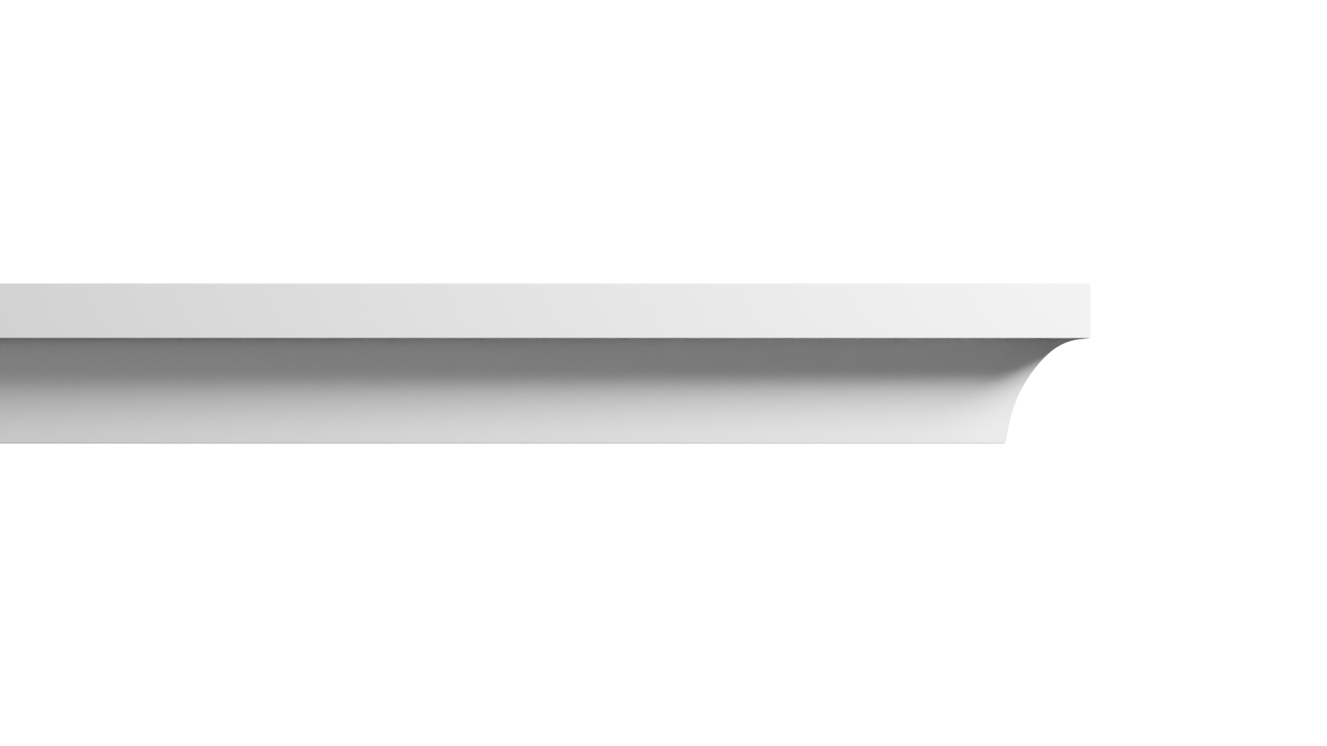 3/4 Inch Height x 3/4 Inch Projection x 8 Feet Length Polyurethane Moulding