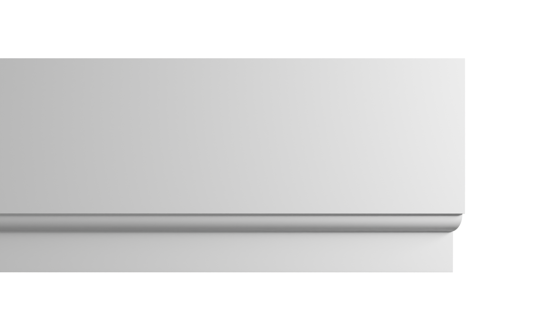 10 3/4 Inch Height x 2 Inch Projection x 8 Feet Length Polyurethane Moulding