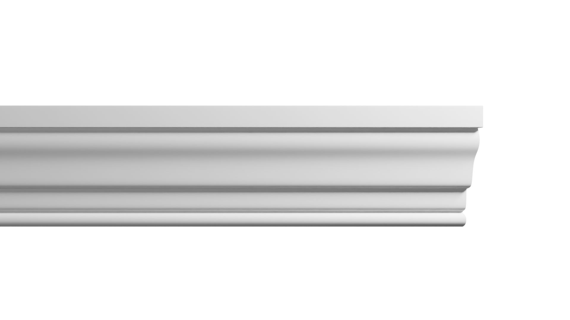 3 1/4 Inch Height x 3/4 Inch Projection x 16 Feet Length Polyurethane Moulding
