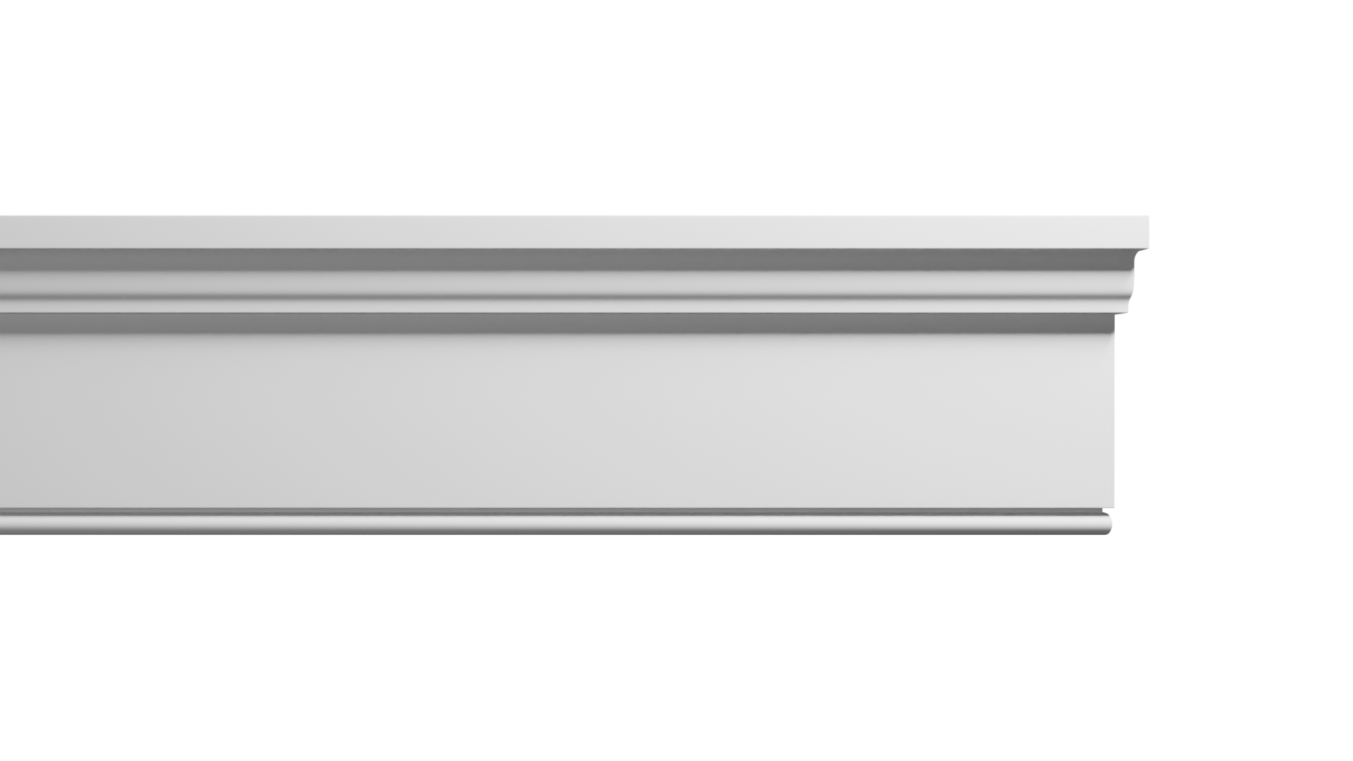 5 1/2 Inch Height x 1 5/8 Inch Projection x 16 Feet Length Polyurethane Moulding
