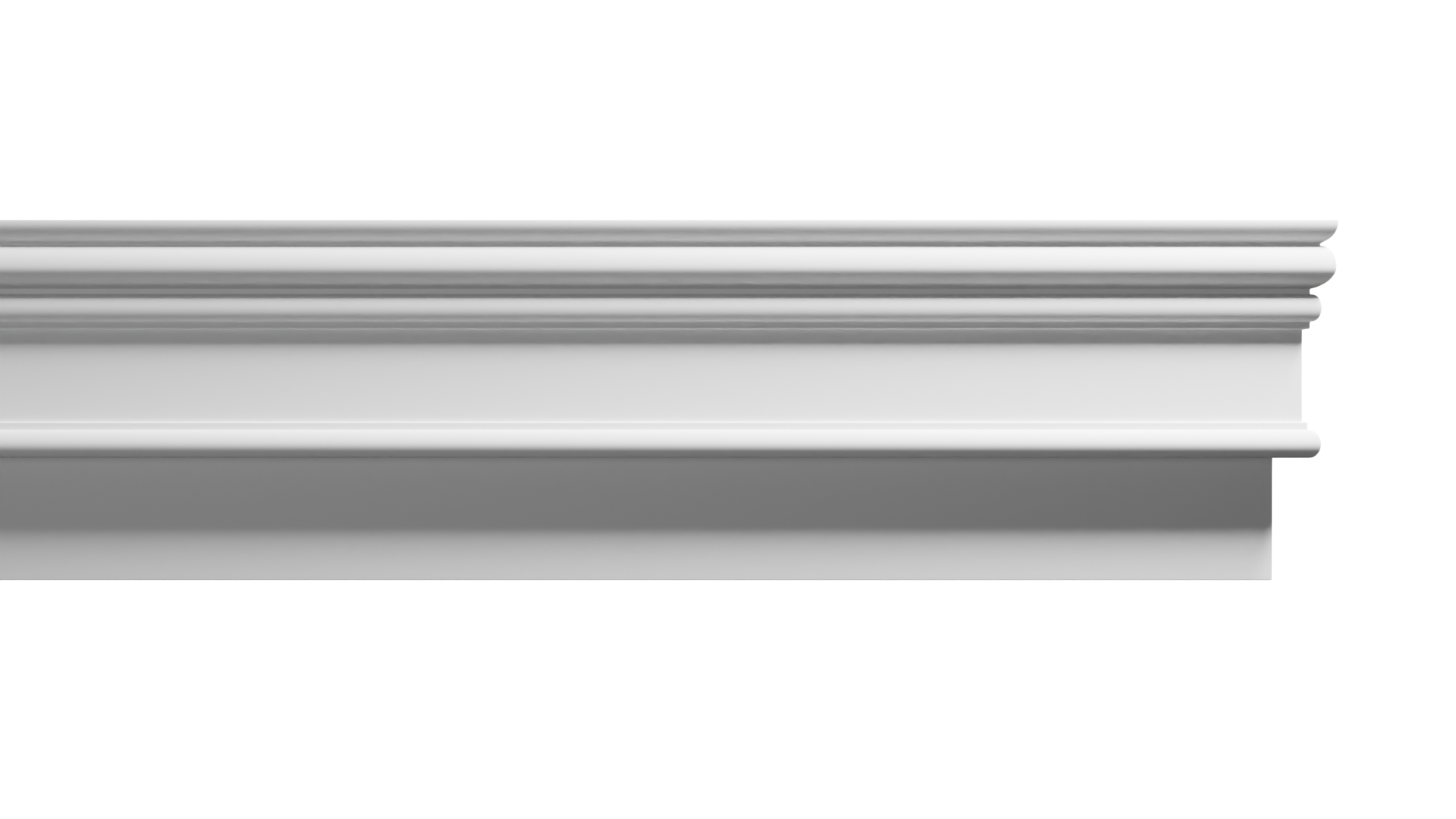 5 1/2 Inch Height x 1 3/4 Inch Projection x 16 Feet Length Polyurethane Moulding