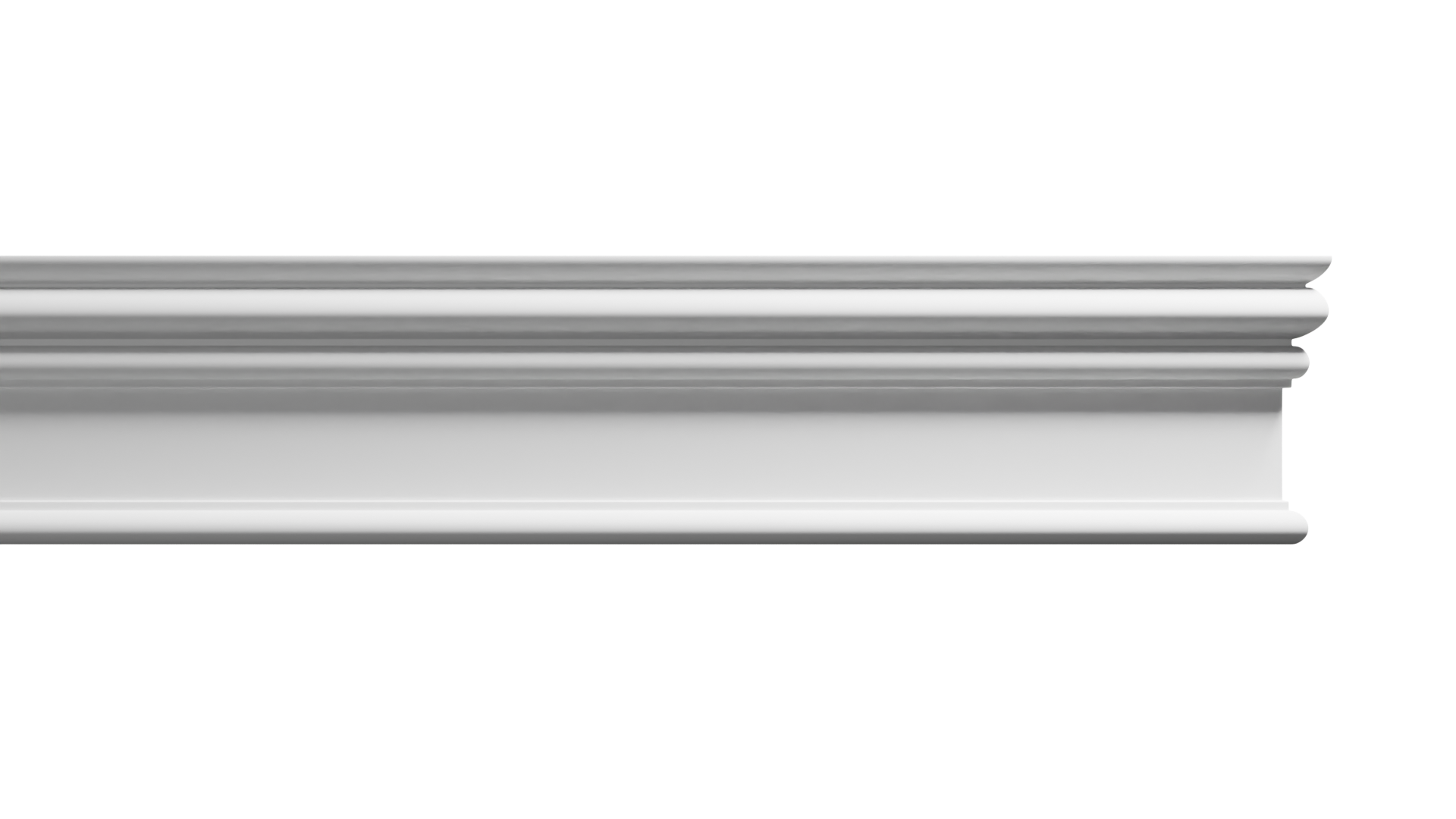 3 1/2 Inch Height x 1 3/4 Inch Projection x 16 Feet Length Polyurethane Moulding