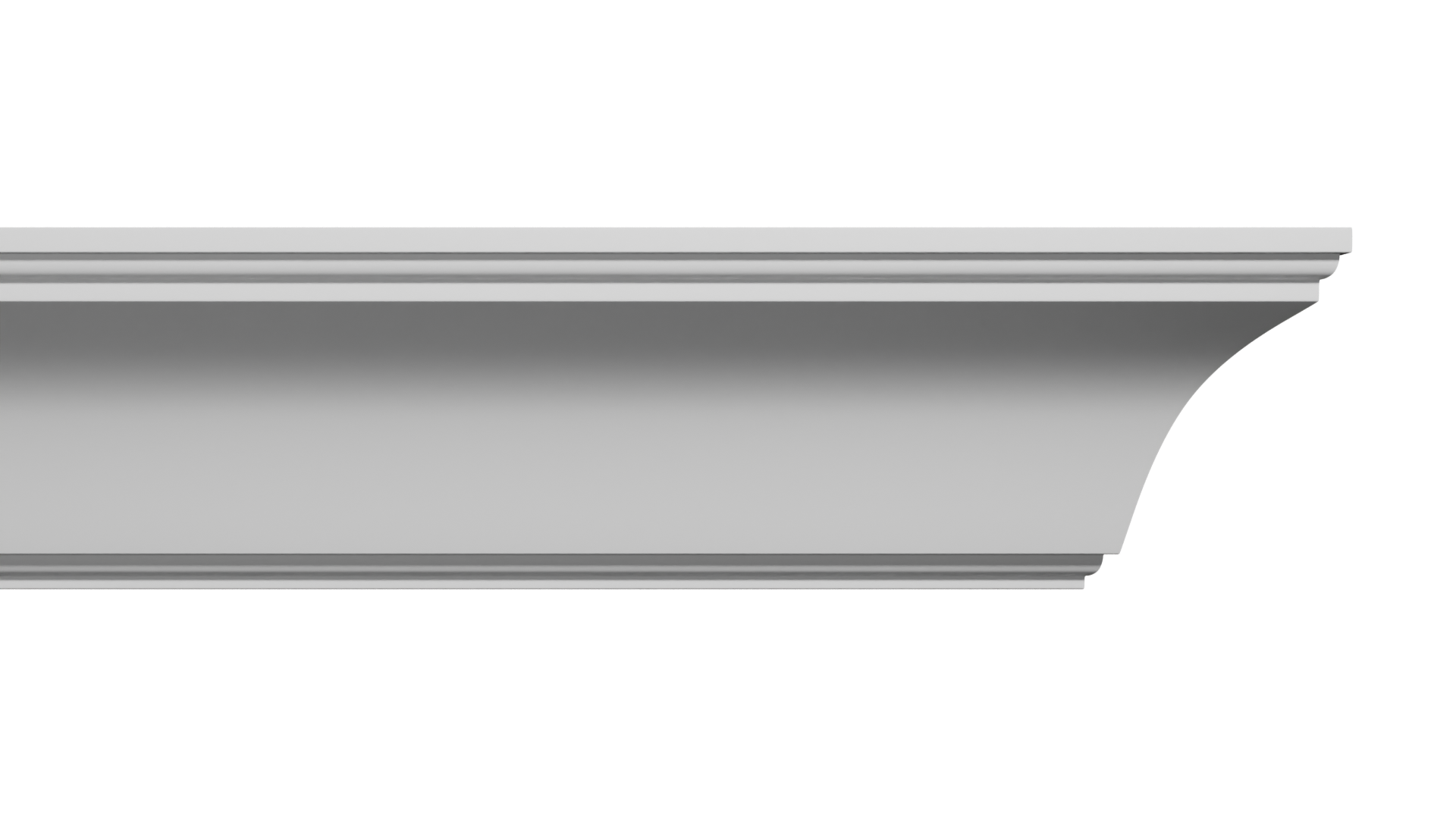 3 3/4 Inch Height x 3 3/4 Inch Projection x 16 Feet Length Polyurethane Moulding