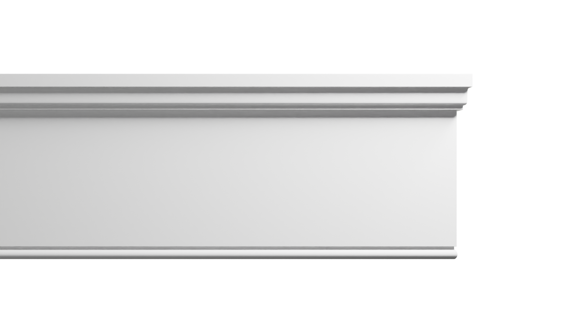 9 Inch Height x 1 3/8 Inch Projection x 16 Feet Length Polyurethane Moulding
