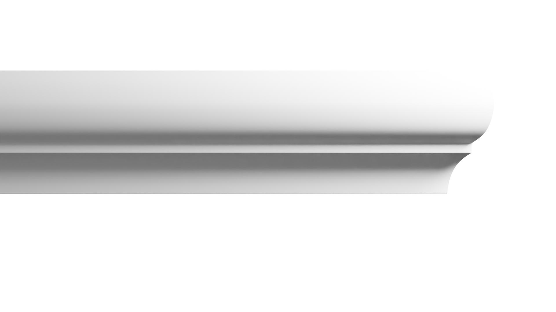 2 3/8 Inch Height x 1 1/2 Inch Projection x 16 Feet Length Polyurethane Moulding