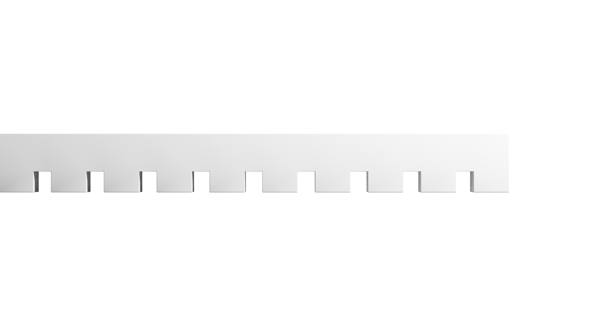 2 1/2 Inch Height x 5/8 Inch Projection x 8 Feet Length Polyurethane Moulding