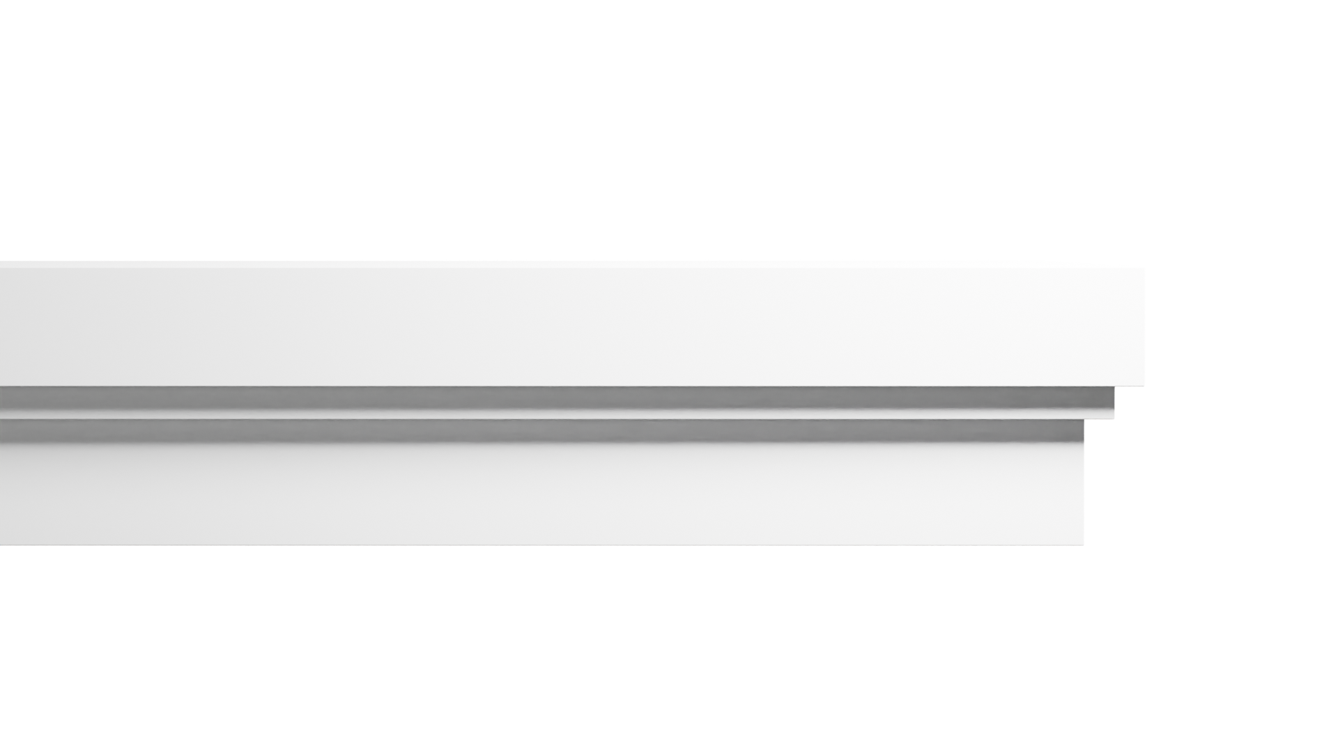 17 Inch Height x 5 1/2 Inch Projection x 12 Feet Length Polyurethane Moulding