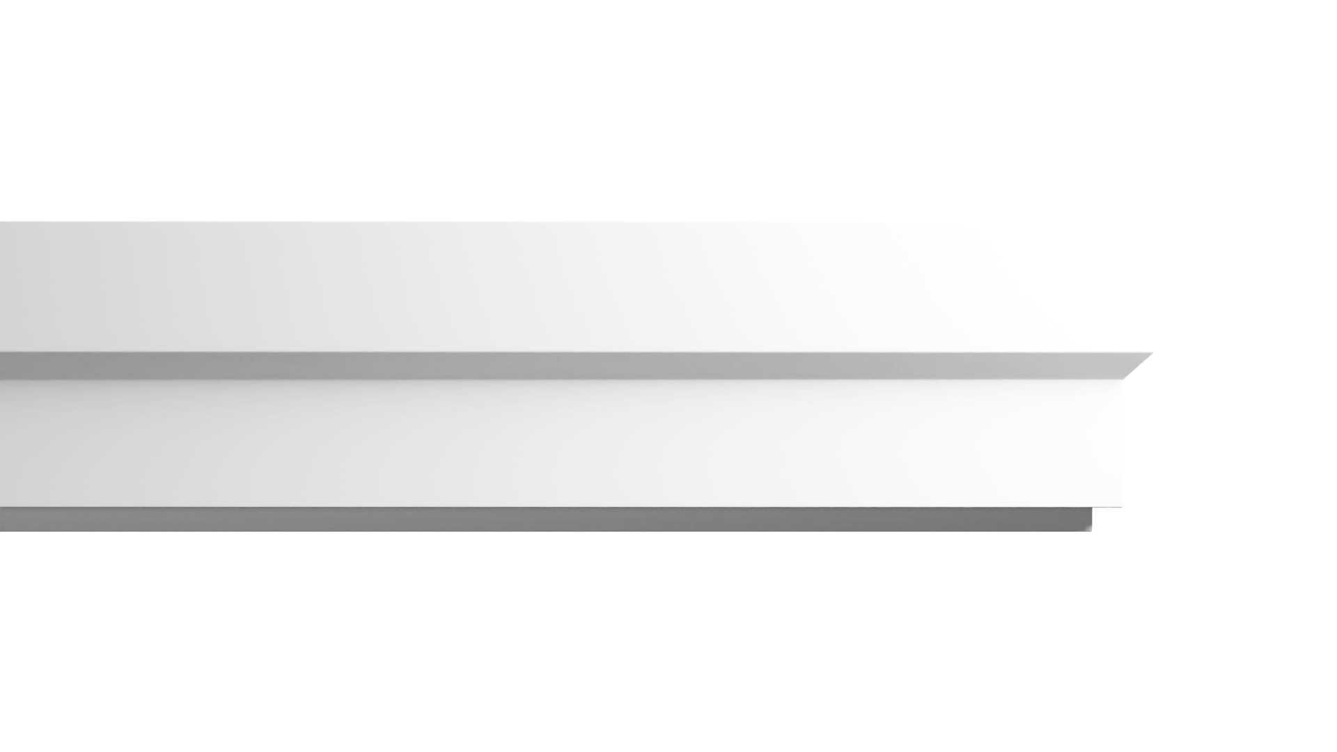 3 Inch Height x 3/4 Inch Projection x 16 Feet Length Polyurethane Moulding