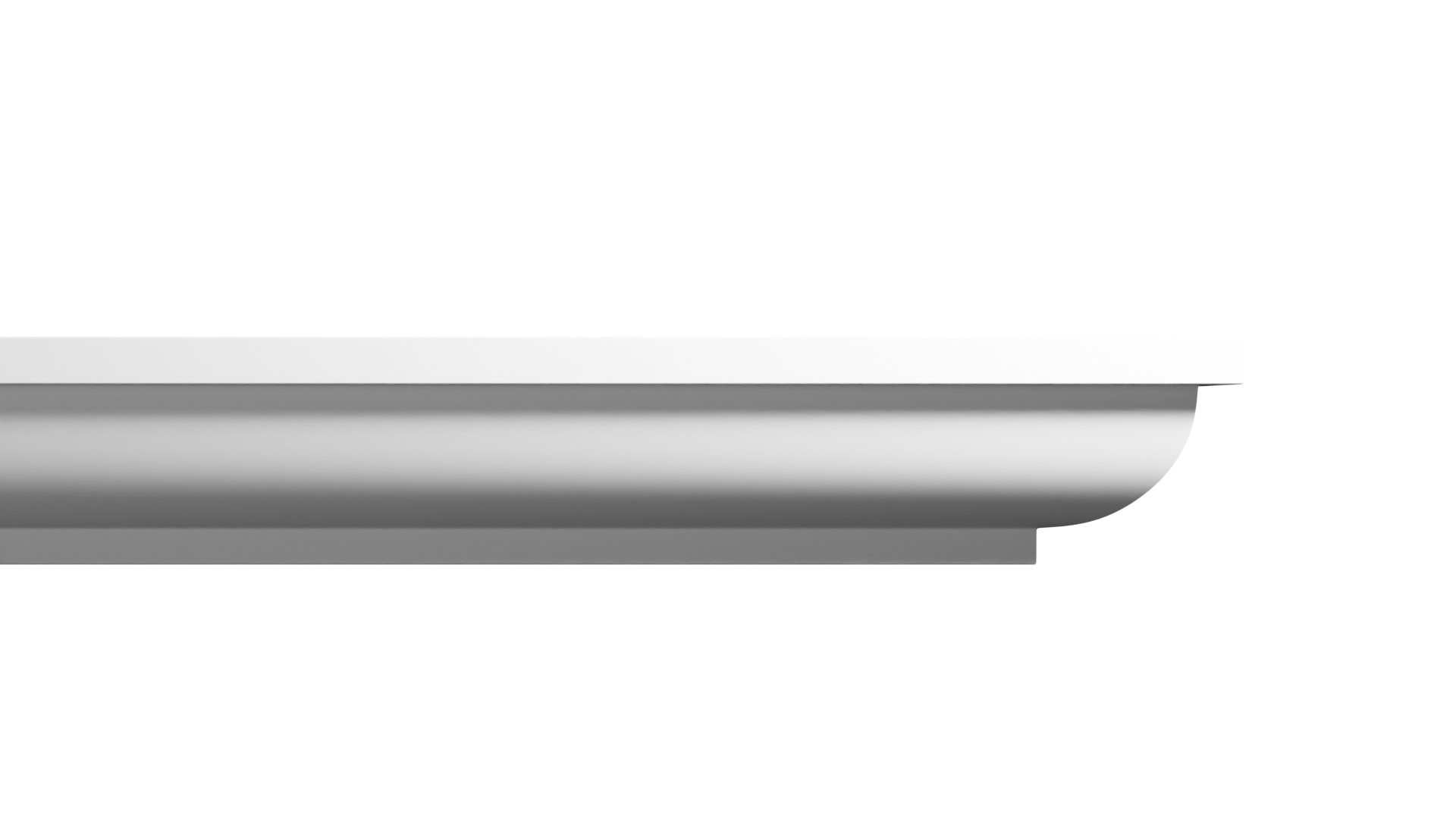2 1/4 Inch Height x 2 1/4 Inch Projection x 10 Feet Length Polyurethane Moulding