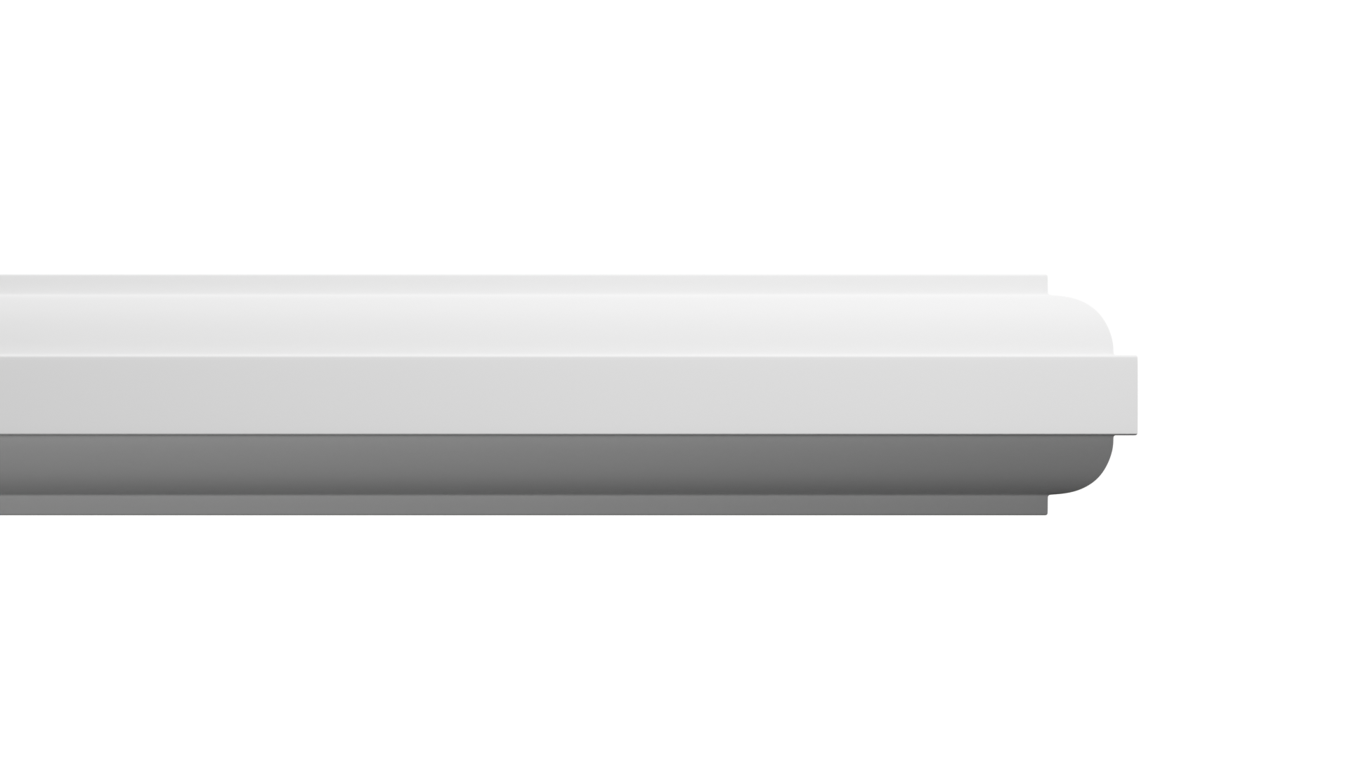 1 1/2 Inch Height x 3/4 Inch Projection x 8 Feet Length Polyurethane Moulding