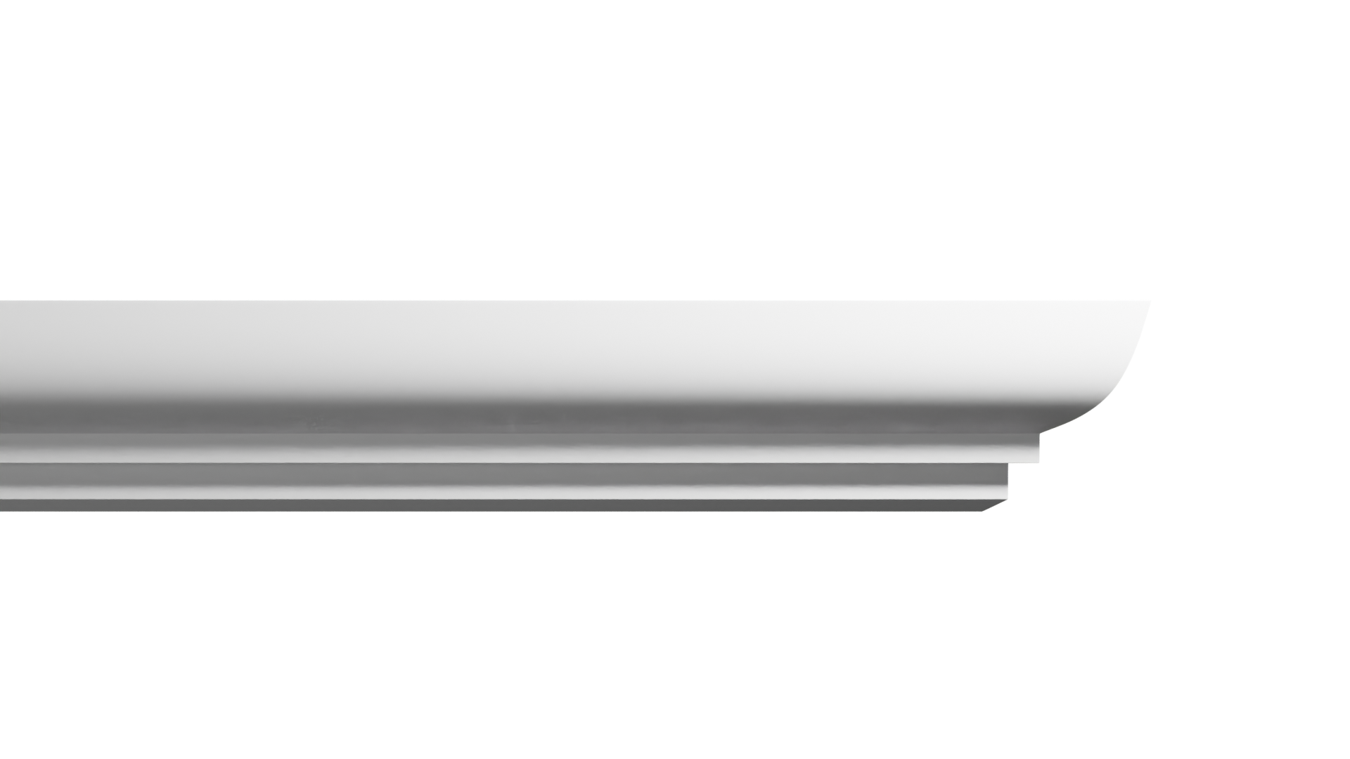 8 1/16 Inch Height x 4 3/4 Inch Projection x 16 Feet Length Polyurethane Moulding