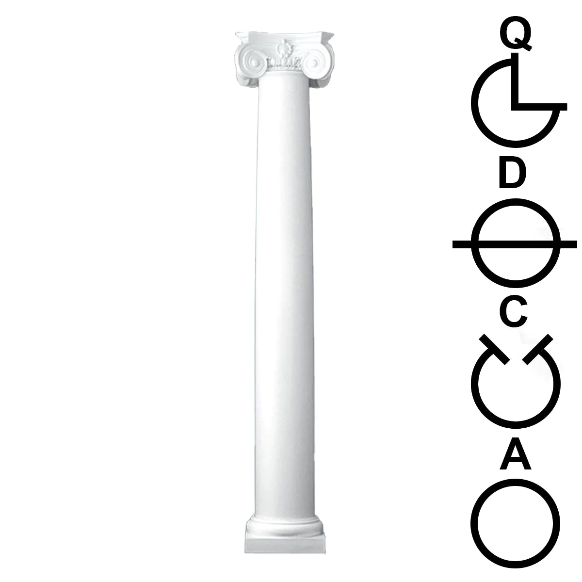 Round Columns Tapered Plain Cut Plans