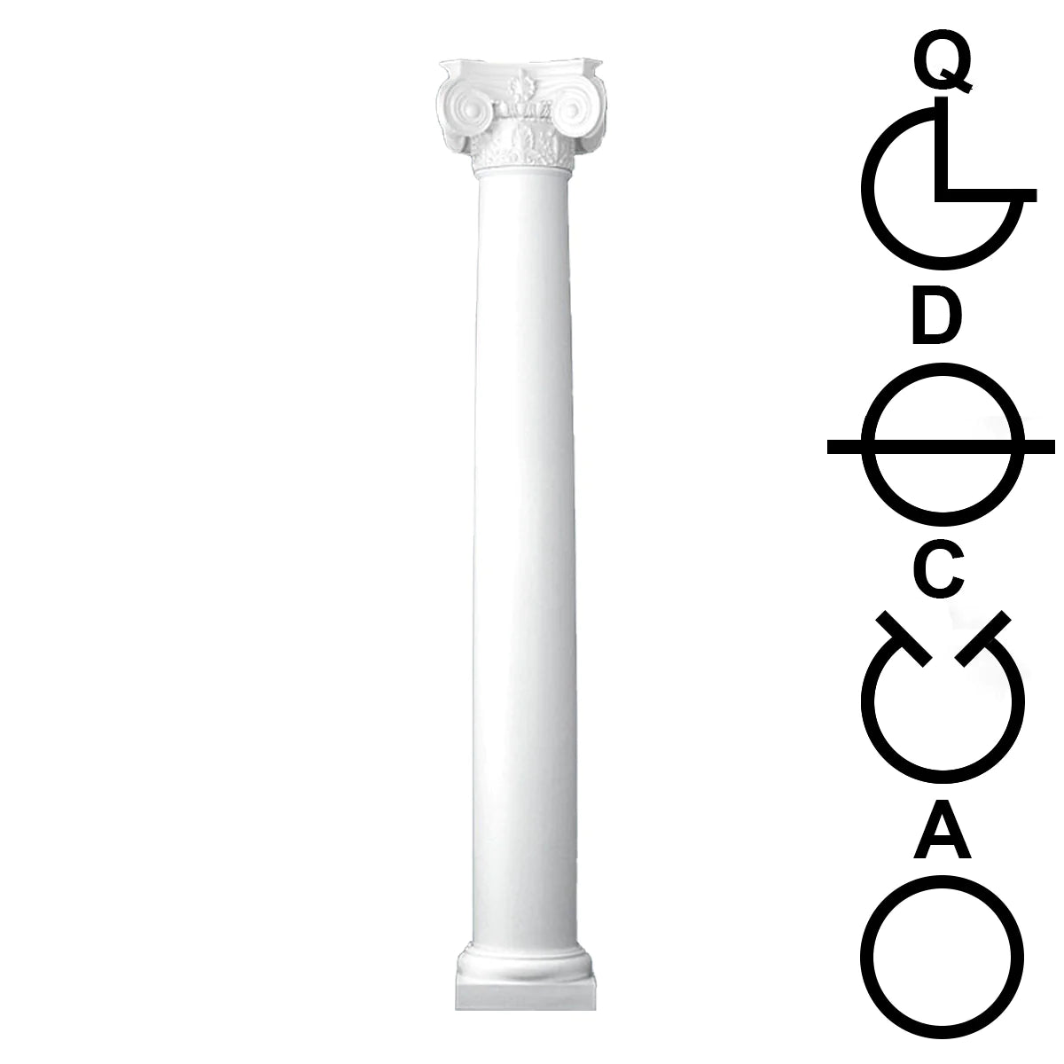Round Columns Tapered Plain Cut Plans