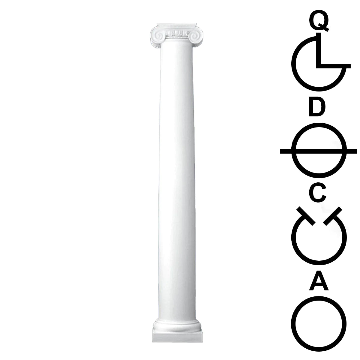 Round Columns Tapered Plain Cut Plans