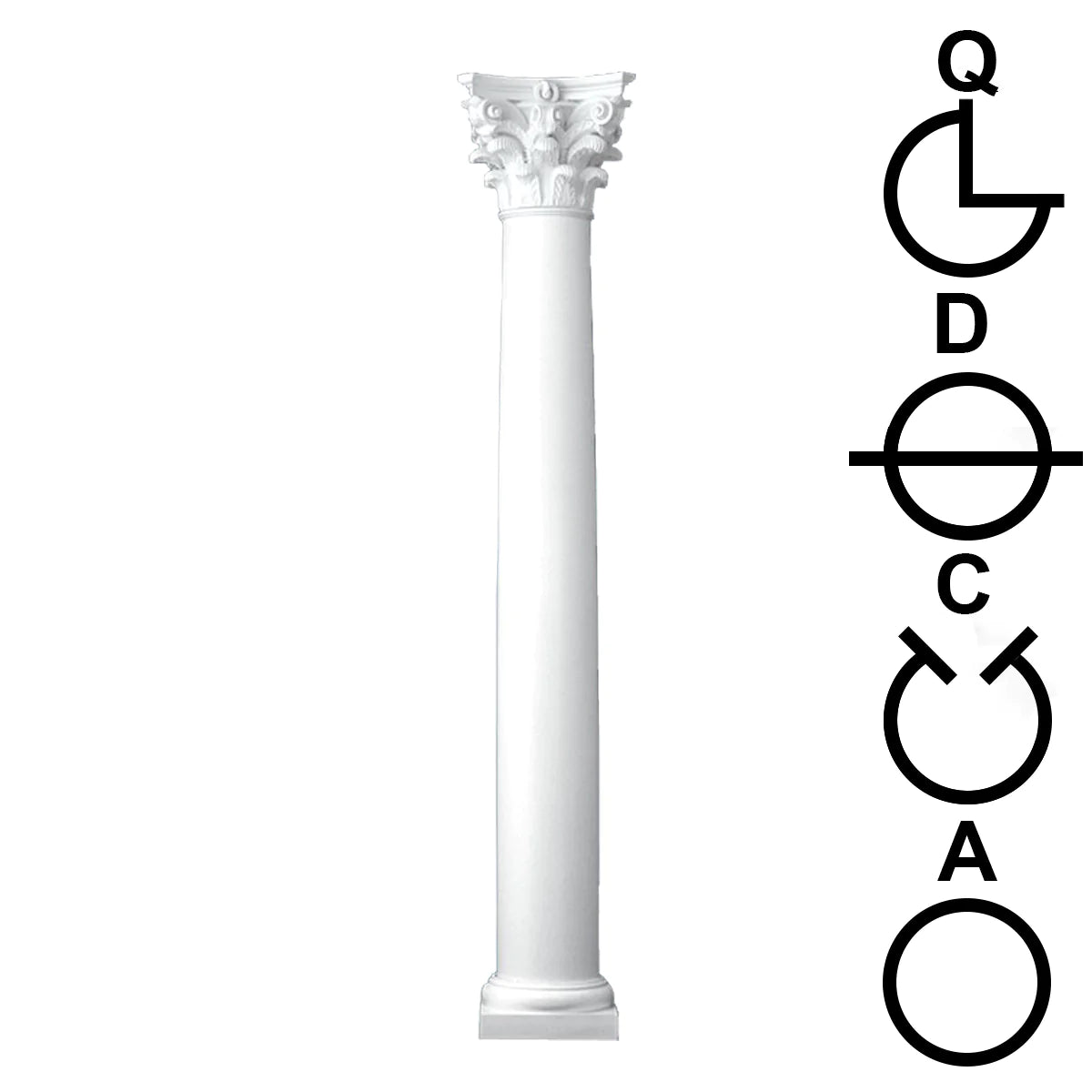 Round Columns Tapered Plain Cut Plans