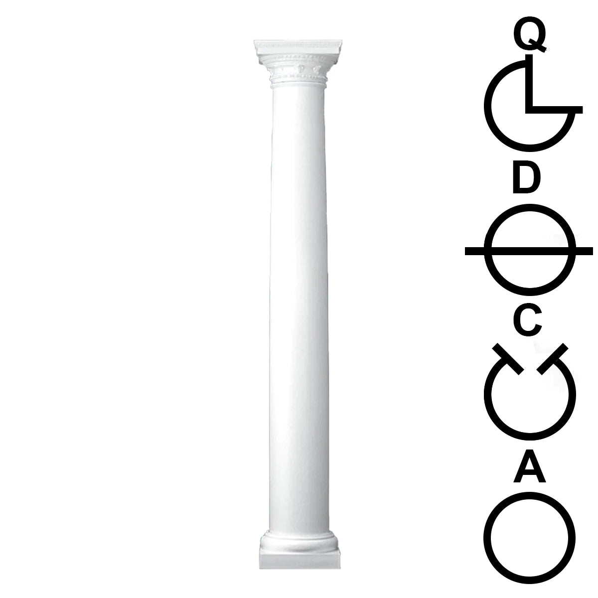 Round Columns Tapered Plain Cut Plans
