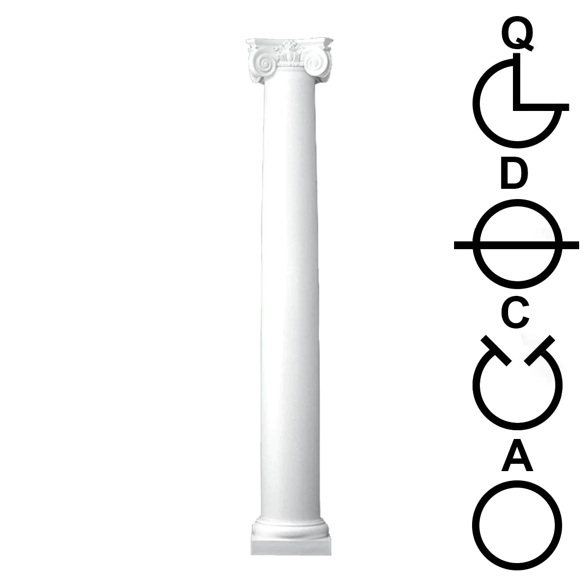 Round Columns Tapered Plain Cut Plans