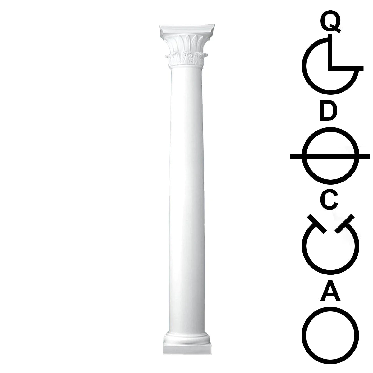 Round Columns Tapered Plain Cut Plans